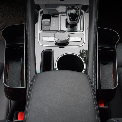 Car Seat Gap Organizer PU Leather Storage Console Holder