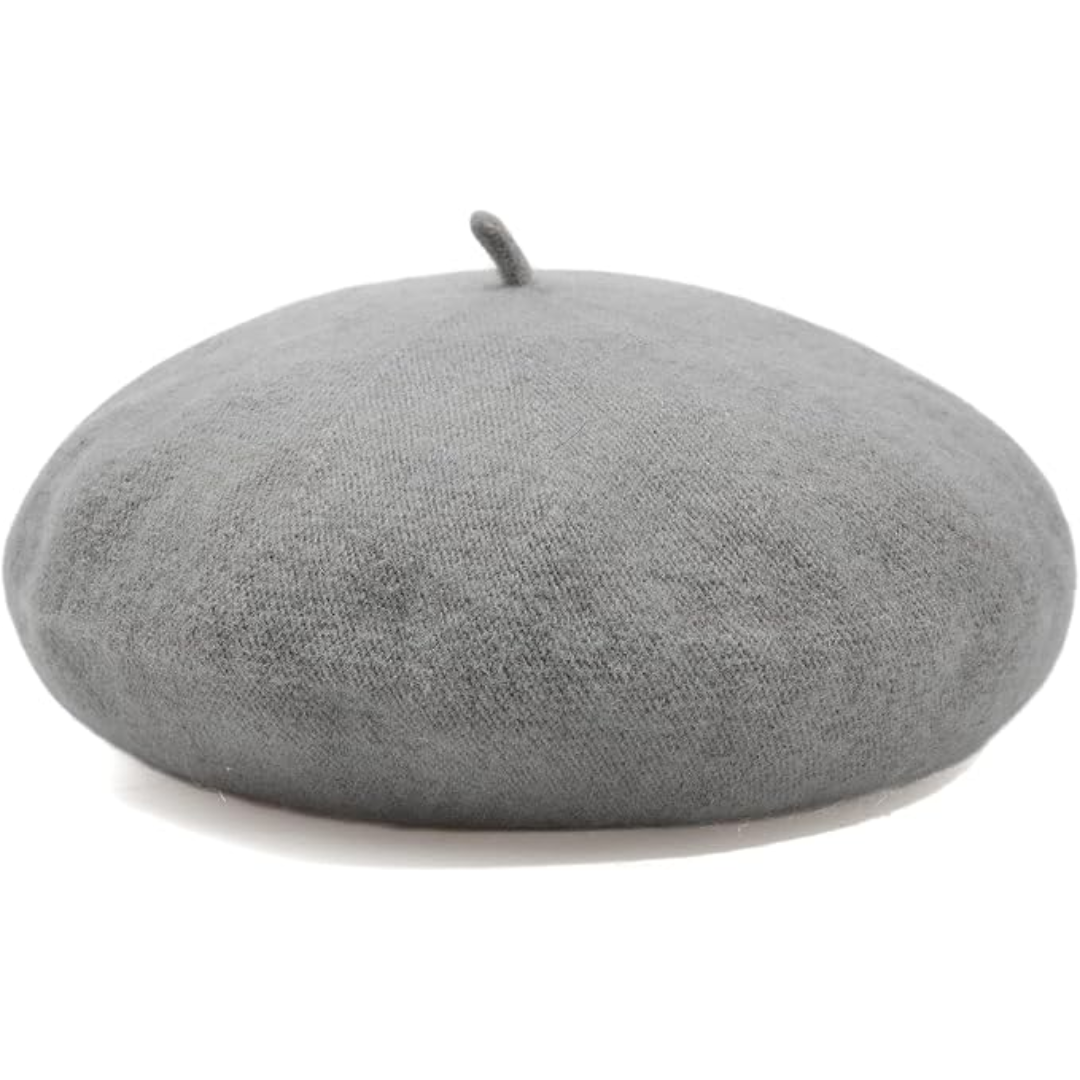 Classic Wool Beret Hat French Style Winter Fashion Cap