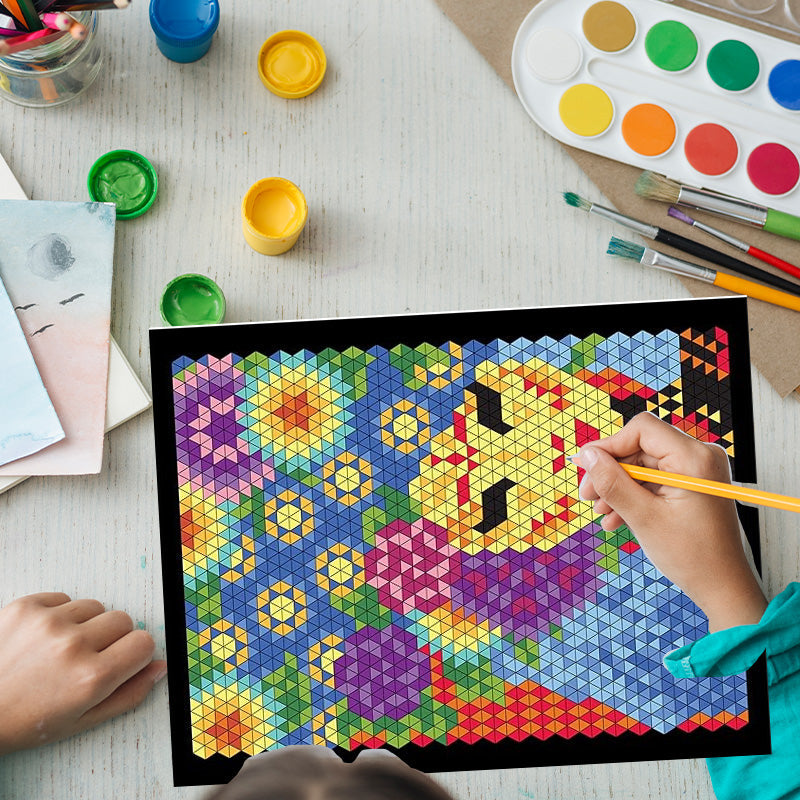 Color By Number Book Creative Coloring Book Kids Adults Relaxation Art