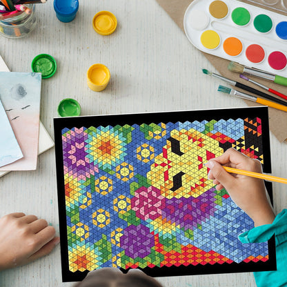 Color By Number Book Creative Coloring Book Kids Adults Relaxation Art