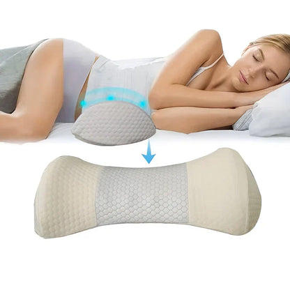 Cooling Lumbar Neck Support Pillow Ergonomic Sleep Cushion