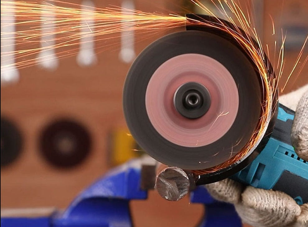 Cordless Angle Grinder Power Tool 19500RPM Portable Cutting Polishing Grinding Machine