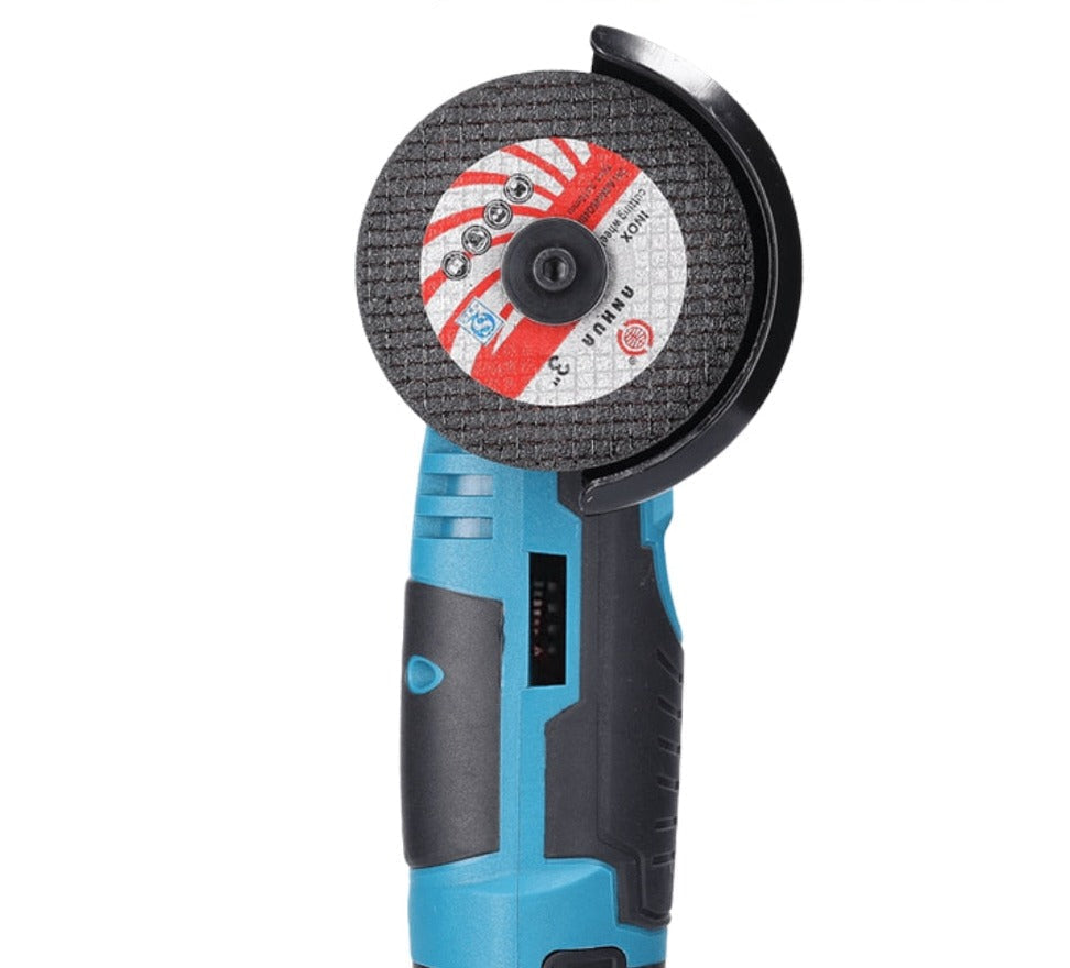 Cordless Angle Grinder Power Tool 19500RPM Portable Cutting Polishing Grinding Machine