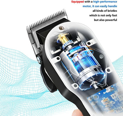 Cordless Hair Clipper Beard Trimmer Precision Barber Machine
