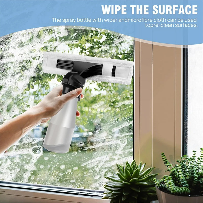 Cordless Window Vacuum Cleaner Rechargeable Glass Cleaning Washer