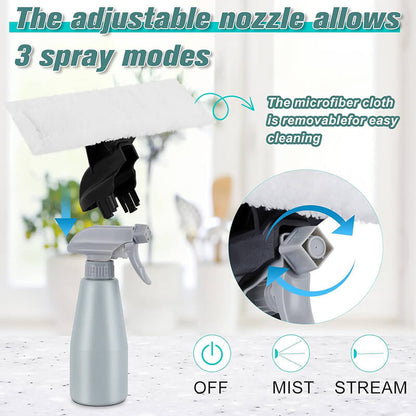 Cordless Window Vacuum Cleaner Rechargeable Glass Cleaning Washer