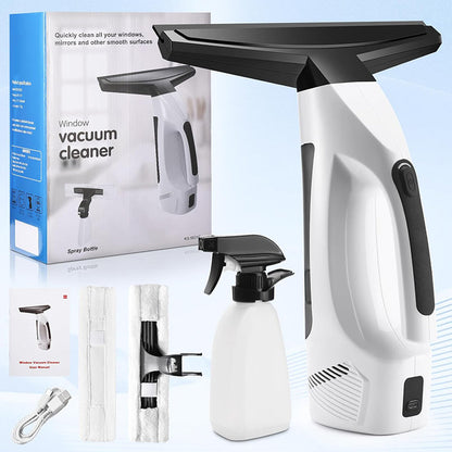 Cordless Window Vacuum Cleaner Rechargeable Glass Cleaning Washer