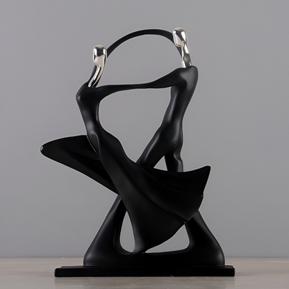 Dancing Couple Resin Sculpture Romantic Home Decor Figurine