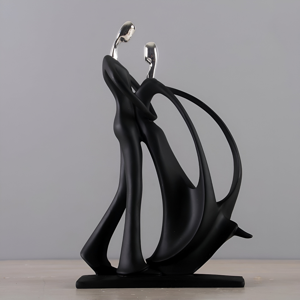 Dancing Couple Resin Sculpture Romantic Home Decor Figurine