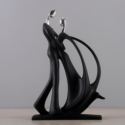 Dancing Couple Resin Sculpture Romantic Home Decor Figurine
