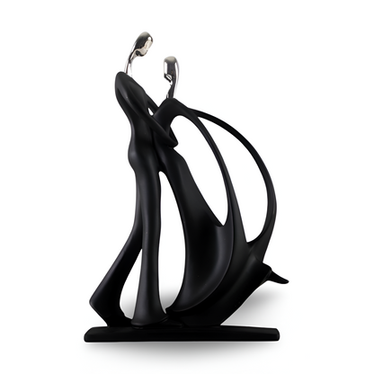 Dancing Couple Resin Sculpture Romantic Home Decor Figurine