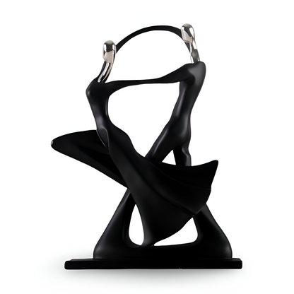 Dancing Couple Resin Sculpture Romantic Home Decor Figurine