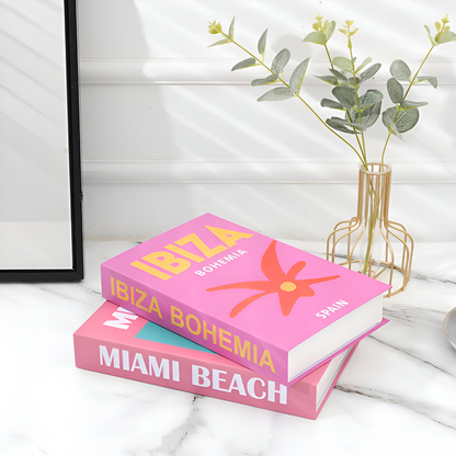 Decorative Faux Book Storage Box Coffee Table Display Accent