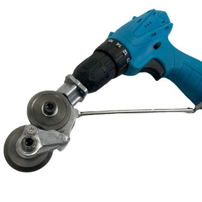 Drill Metal Cutter Attachment Nibbler Tool Sheet Cutting Adapter