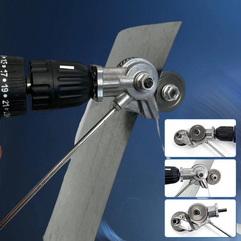Drill Metal Cutter Attachment Nibbler Tool Sheet Cutting Adapter
