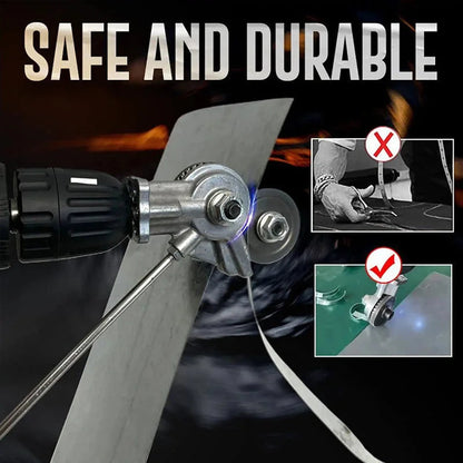 Drill Metal Cutter Attachment Nibbler Tool Sheet Cutting Adapter