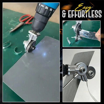 Drill Metal Cutter Attachment Nibbler Tool Sheet Cutting Adapter
