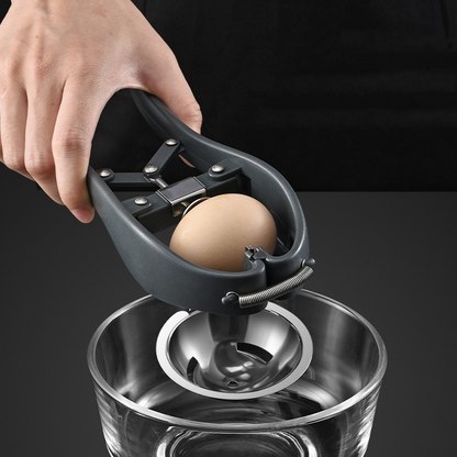 Egg Separator Cracker Tool Fast Egg Yolk White Separator Kitchen Tool Baking Cooking Meal Prep