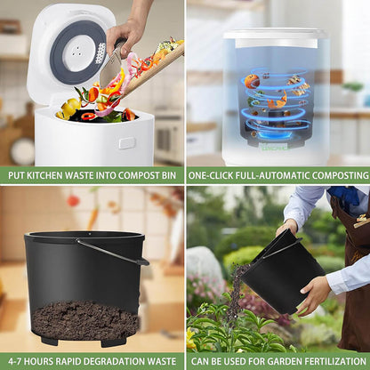 Electric Kitchen Composter 4L Food Waste Compost Machine