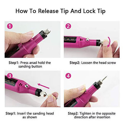 Electric Nail Drill Kit Professional Manicure Pedicure Set