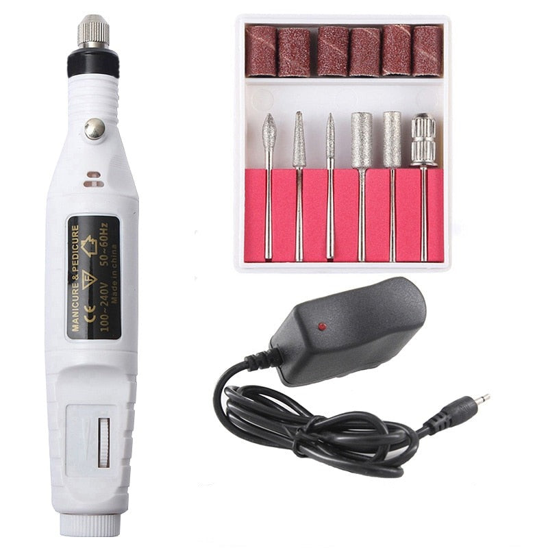 Electric Nail Drill Kit Professional Manicure Pedicure Set