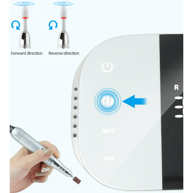 Electric Nail Drill Machine Professional Manicure Pedicure Tool Set