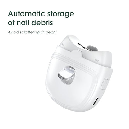 Electric Nail Trimmer USB Rechargeable Nail Clipper