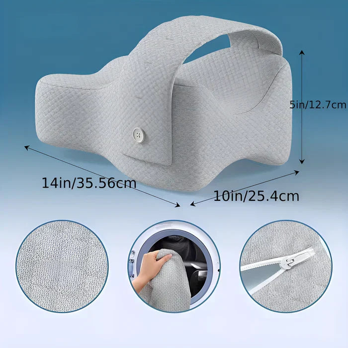 Ergonomic Knee Pillow Side Sleeper Adjustable Leg Cushion