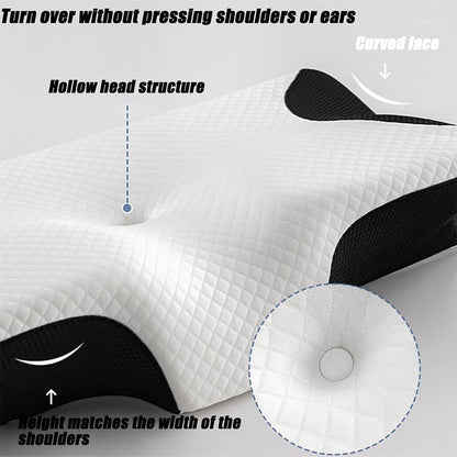 Ergonomic Memory Foam Pillow Neck Support Sleeping Pillow