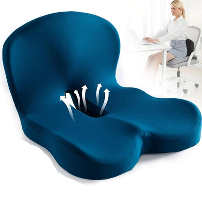 Ergonomic Memory Foam Seat Cushion Office Chair Car Support Cushion