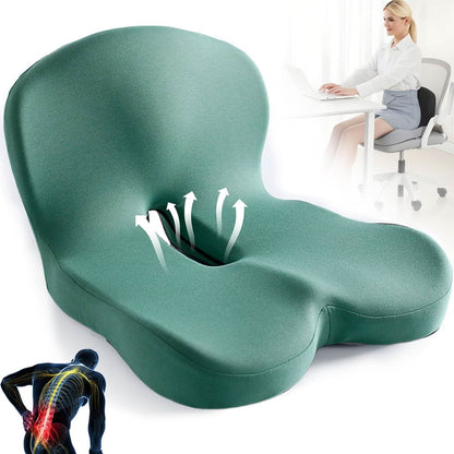 Ergonomic Memory Foam Seat Cushion Office Chair Car Support Cushion