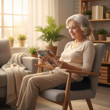 Ergonomic Seat Cushion Memory Foam Chair Pad Pressure Relief