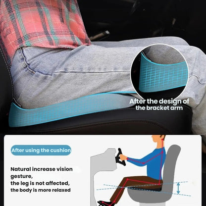 Ergonomic Seat Cushion Memory Foam Chair Pad Pressure Relief