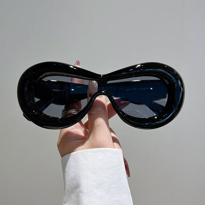 Esha Sunglasses Futuristic Fashion Design Oversized Summer Shades