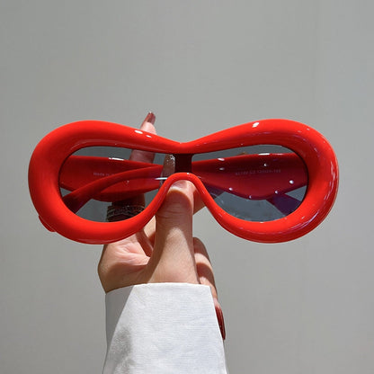 Esha Sunglasses Futuristic Fashion Design Oversized Summer Shades