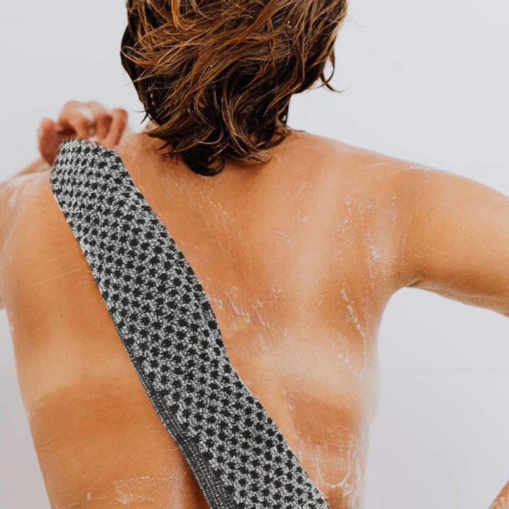 Exfoliating Shower Cloth Bamboo Charcoal Body Scrubber Deep Cleansing Skin Care