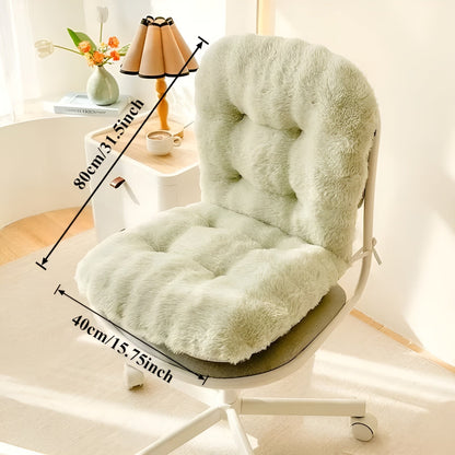 Faux Fur Seat Cushion Thick Plush Chair Pad Comfort Mat
