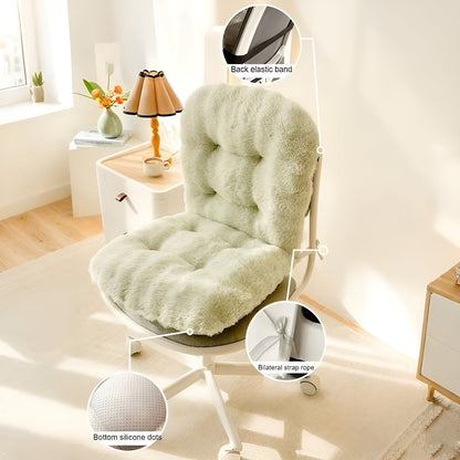 Faux Fur Seat Cushion Thick Plush Chair Pad Comfort Mat