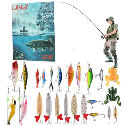 Fishing Advent Calendar Lure Gift Box Angler Surprise Set
