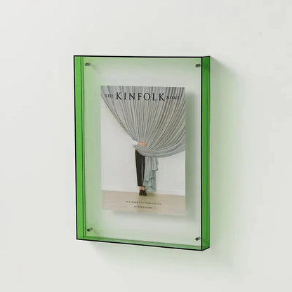 Floating Acrylic Picture Frame Frameless Transparent Display