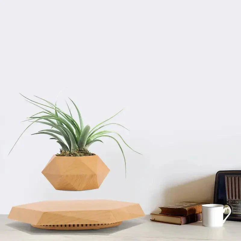 Floating Magnetic Plant Pot 360 Degree Levitating Planter for Indoor Decor