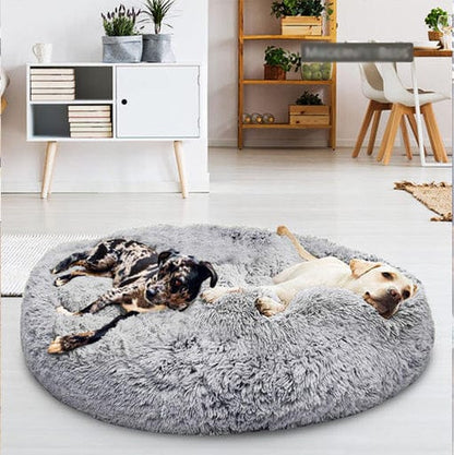 Fluffy Calming Pet Bed Anti Anxiety Plush Dog Cushion