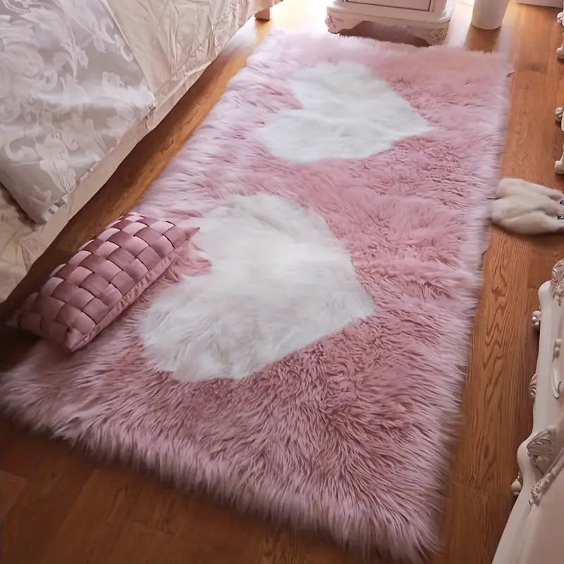 Fluffy Faux Fur Rug Soft Plush Luxury Floor Carpet
