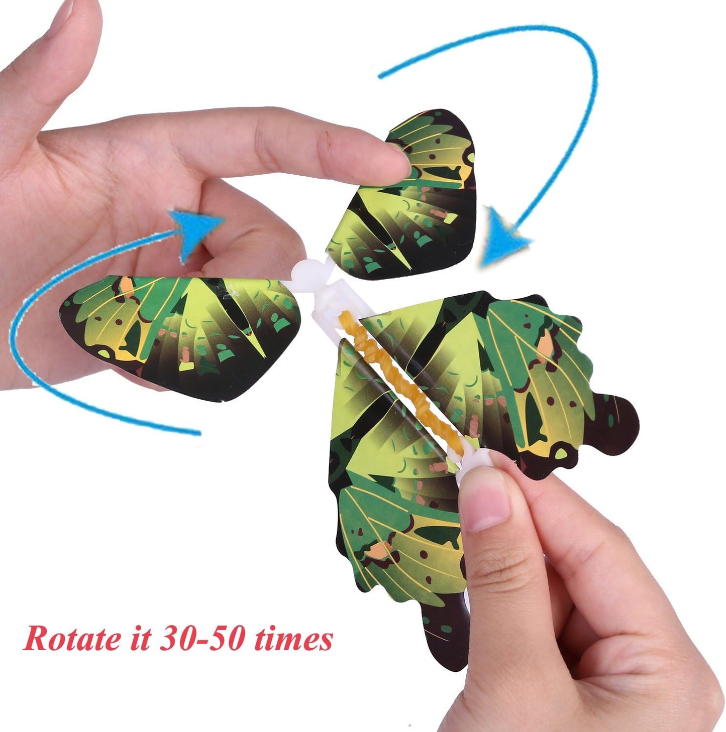Flying Butterfly Surprise Toy Wind Up Gift Card Decoration