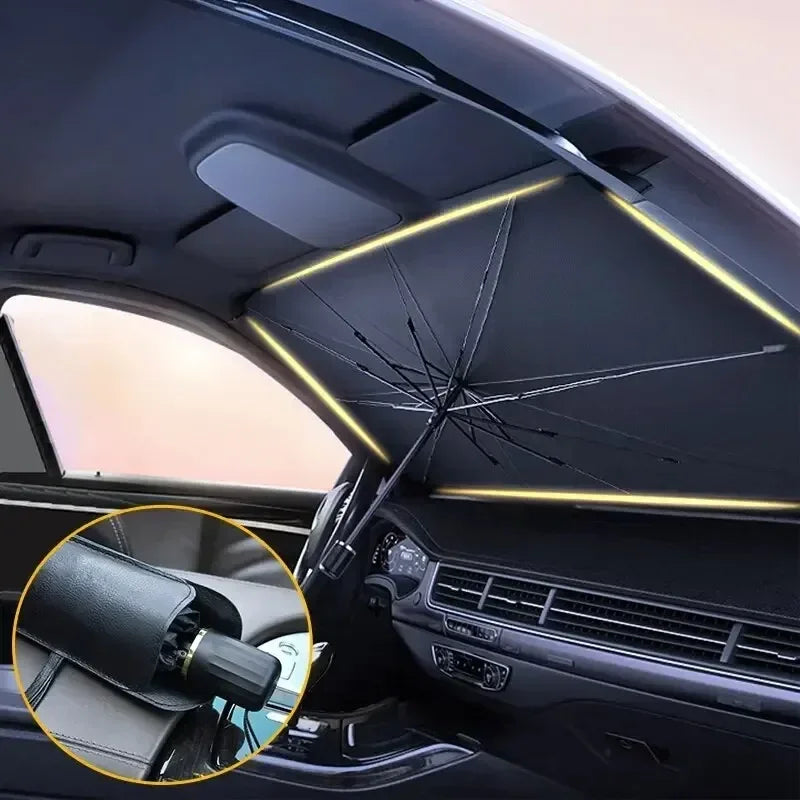 Foldable Car Windshield Sun Shade UV Protection Umbrella