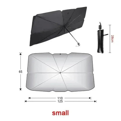 Foldable Car Windshield Sun Shade UV Protection Umbrella