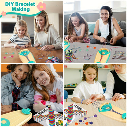 Friendship Bracelet Maker Kit DIY Bracelet Craft Kit Kids Creative Set