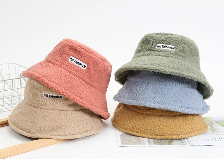 FrostFlex Fleece Bucket Hat Warm Winter Hat Soft Comfy Outdoor Beanie