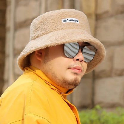 FrostFlex Fleece Bucket Hat Warm Winter Hat Soft Comfy Outdoor Beanie