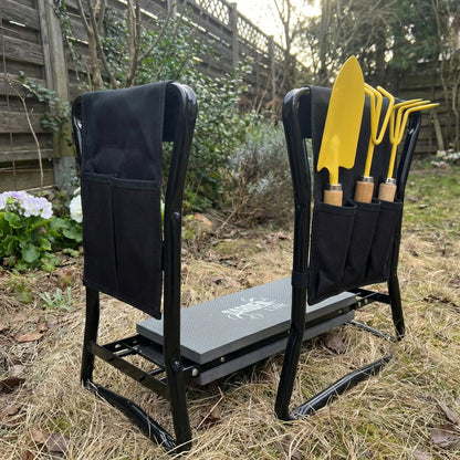 Garden Kneeler Seat Foldable Bench Cushion Gardening Stool